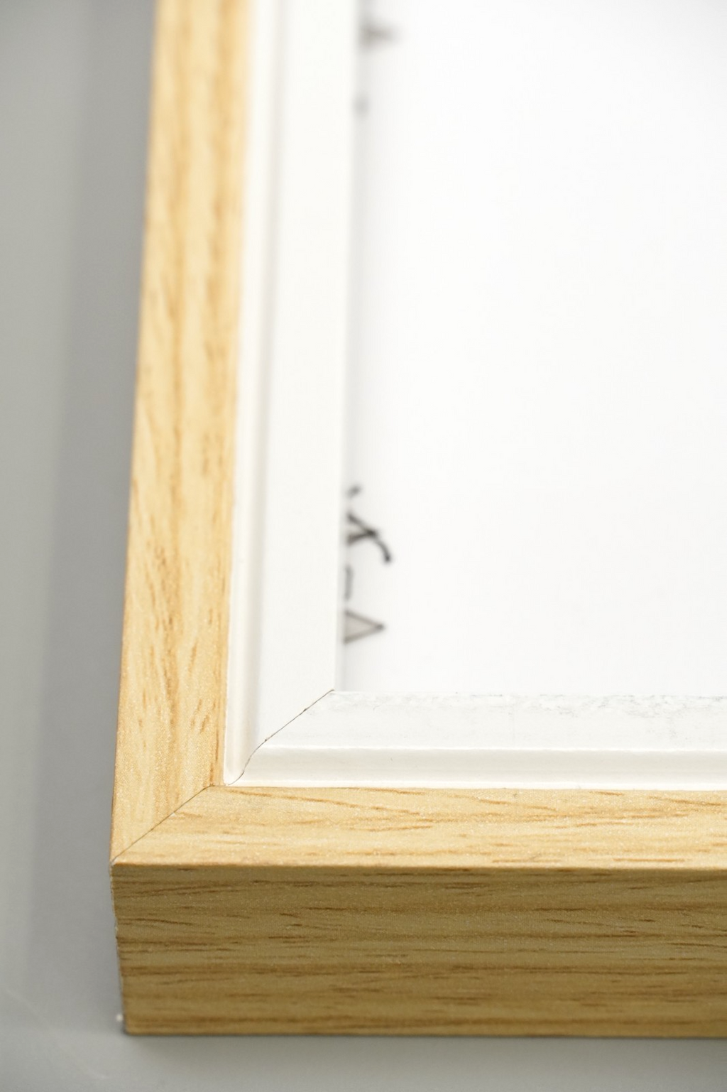 A1 Picture Frames 3 pack 2xOak & 1xWhite Frames with A2 Photo Acid Free Mount