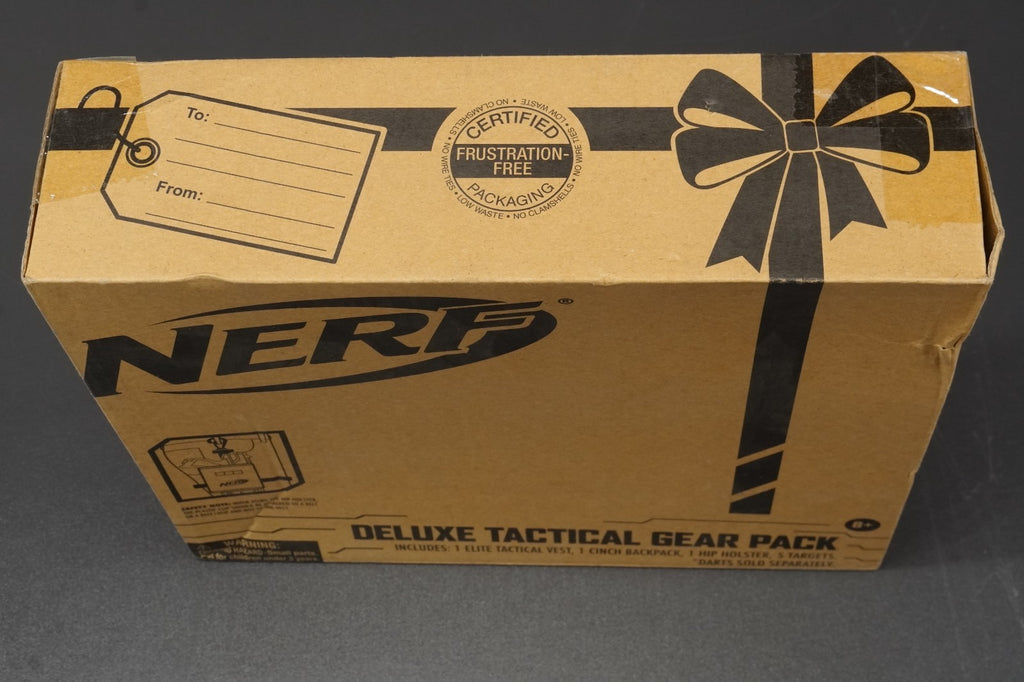 Nerf Tactical Gear Pack Deluxe Set Vest Hip-Holster Backpack Targets