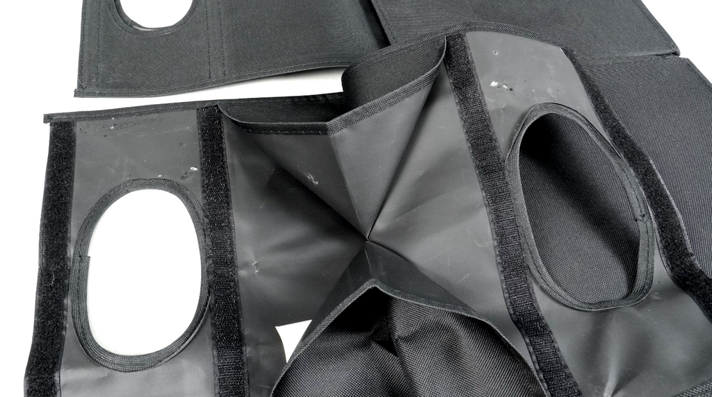 Laundry Basket 2 Compartments with 2 Storage Shelves Removable Bags 46L