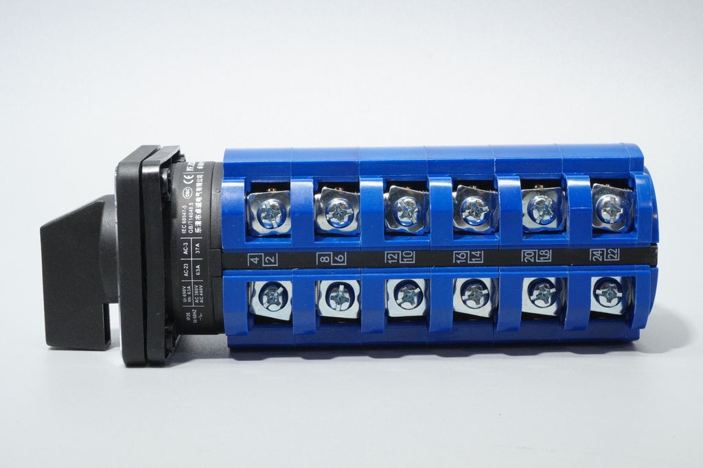 Changeover Selector Switch LW26-63/6 380V 63A 3 Positions 24 Terminals