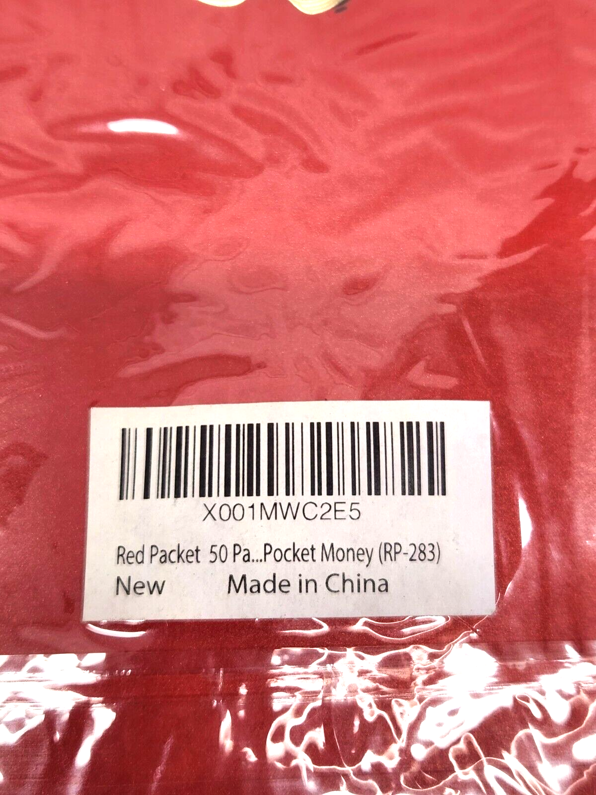 Chinese New Year Money Envelope Traditional Lai See Hong Bao Trendy Red 50pcs