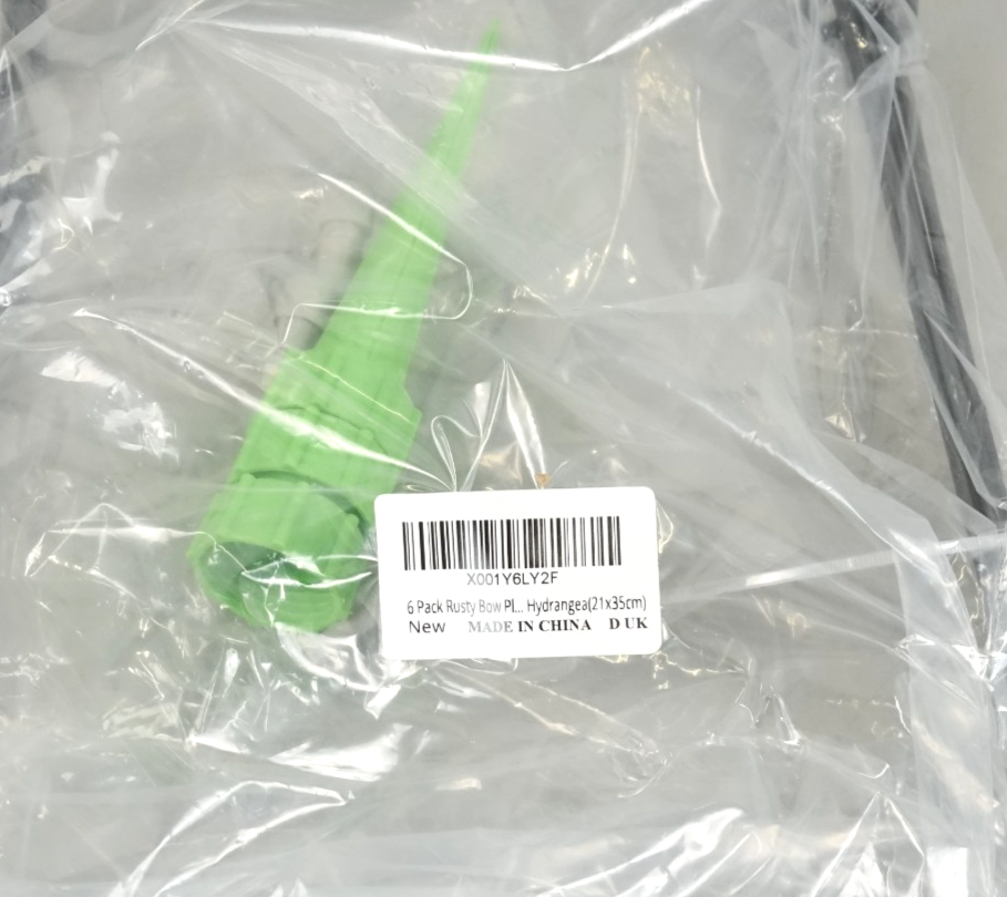 12 Pack Rusty Bow Plant Support Stakes Half Round Flower Support Ring Cage Frame