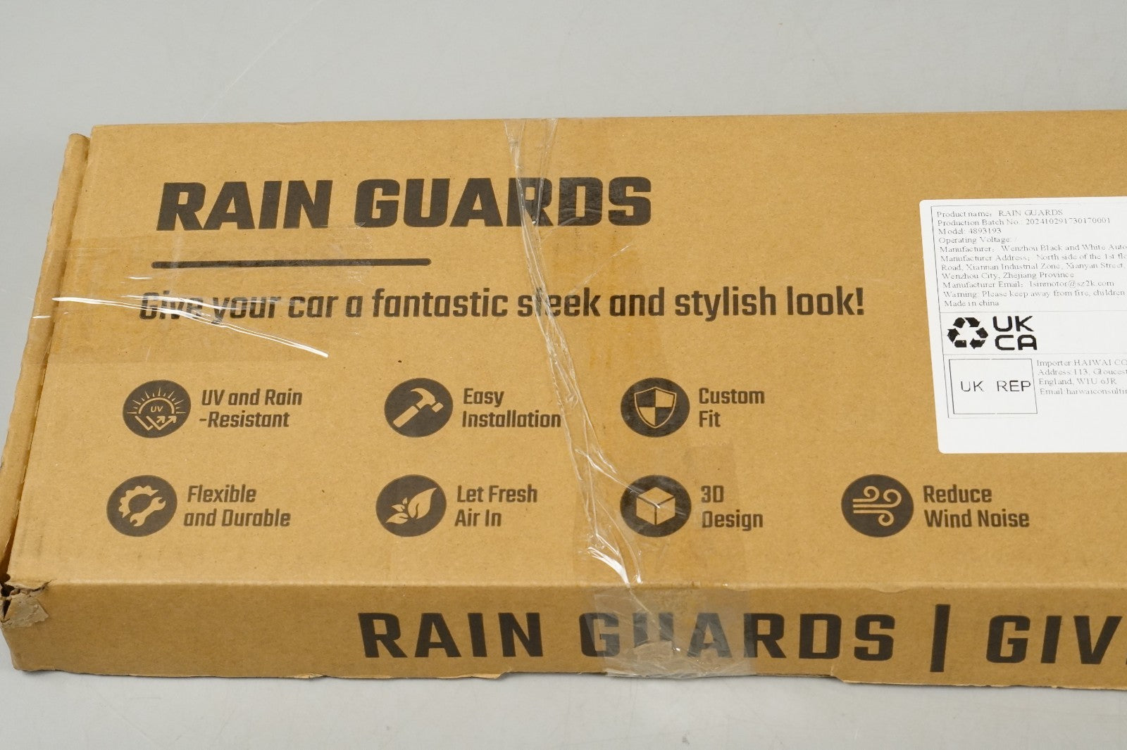 Wind Deflectors Rain Guards VW Golf MK7 MK8 Hatchback 5 Door 2012-2023 In-chanel