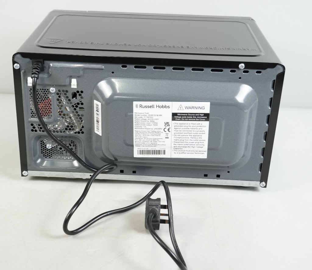 Russell Hobbs Full Black Manual Microwave 17L RHM1701B-MR