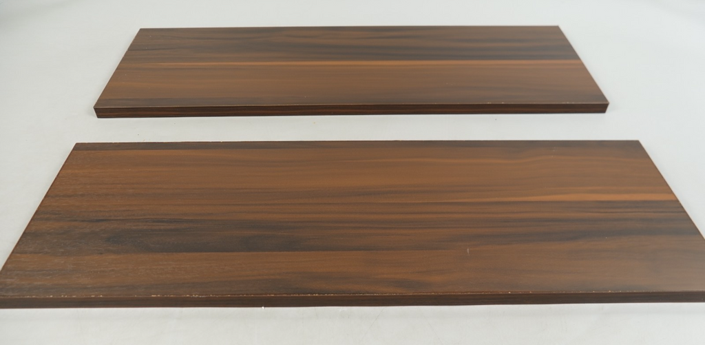 Floating Shelves Set of 2 Wood Decorative Retro Style Shelving