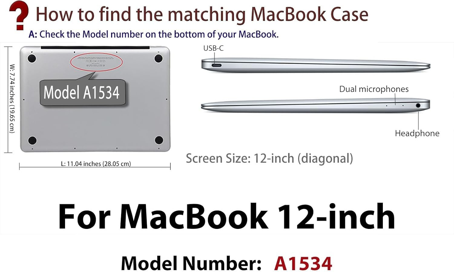 Hard Cover for MacBook 12-inch Retina Case Glossy Hard Shell Cover