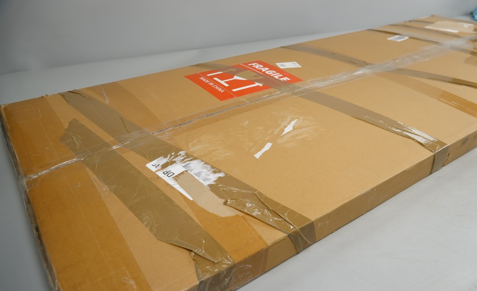 Full Length Mirror 140x50cm Free Standing Floor Mirror Black Aluminum Frame