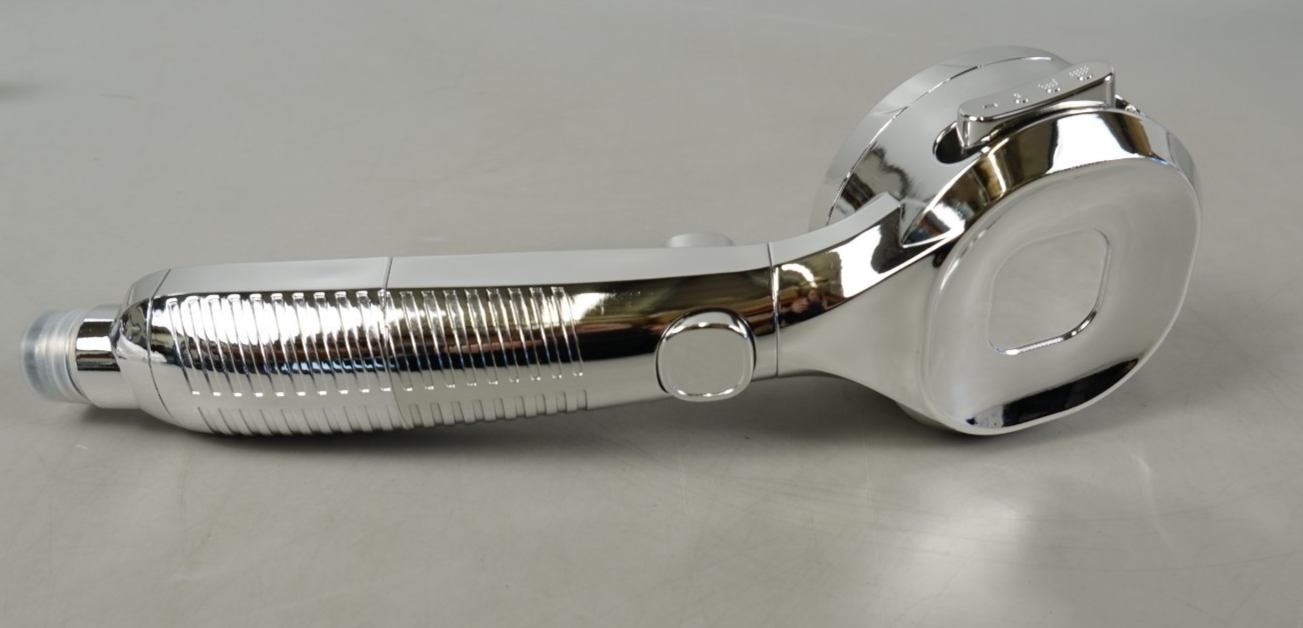 Shower Head Hard Water Filter with 4 Modes Water Temperature Display 1.5M Hose