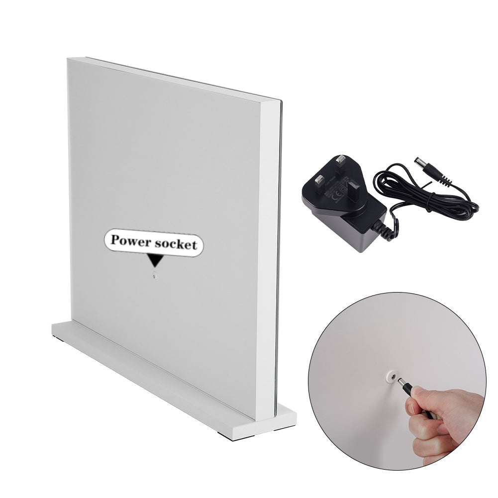 Vanity Mirror Dressing Room LED Light Free Standing White Touch Control