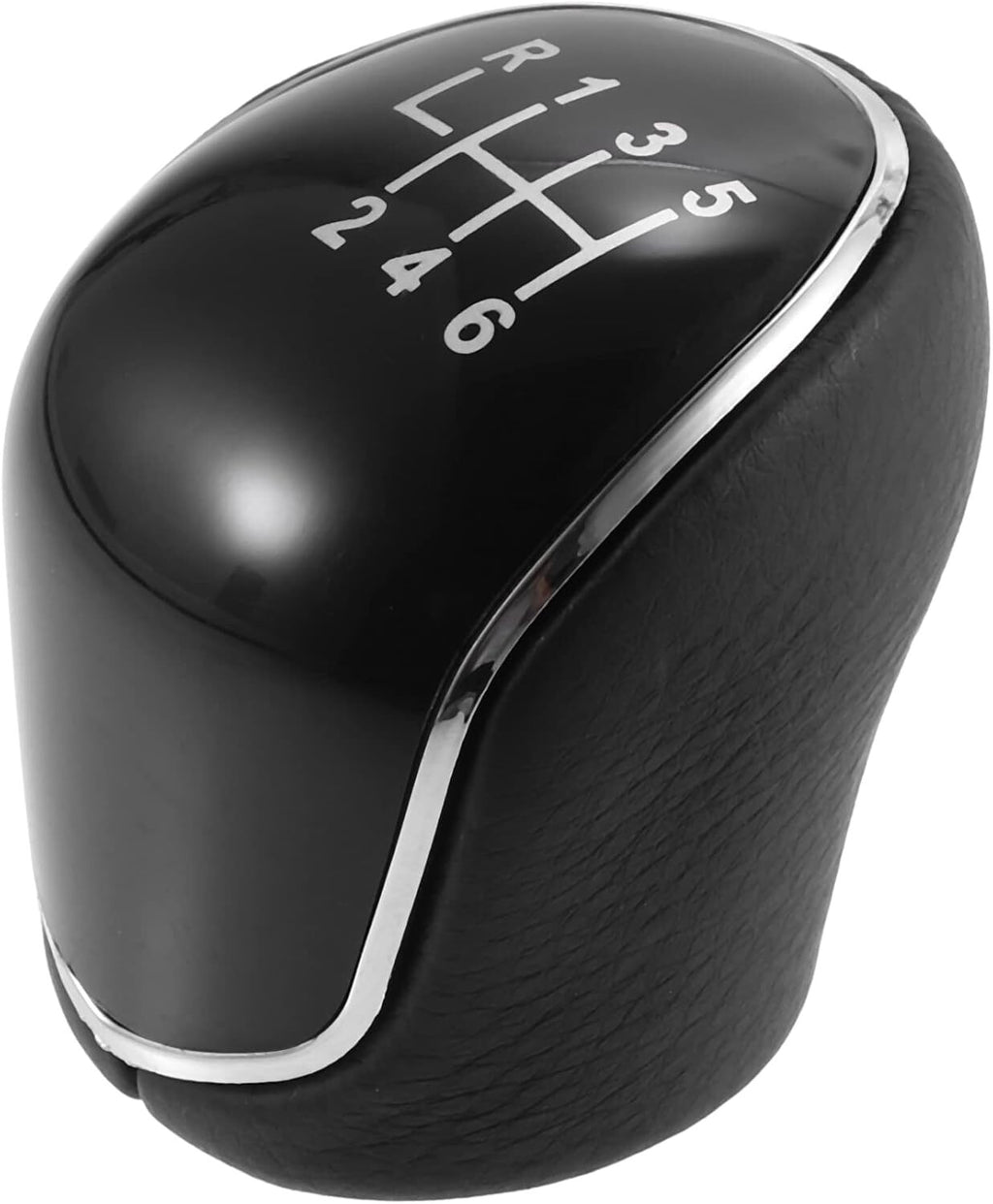 Ford Shift Knob Head for 6 Speed Manual Ford ABS Faux Leather Black