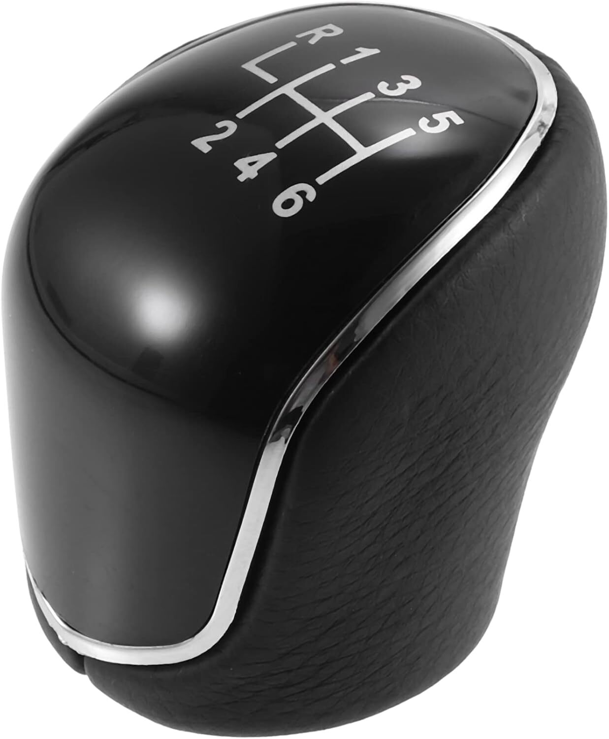 Ford Shift Knob Head for 6 Speed Manual Ford ABS Faux Leather Black