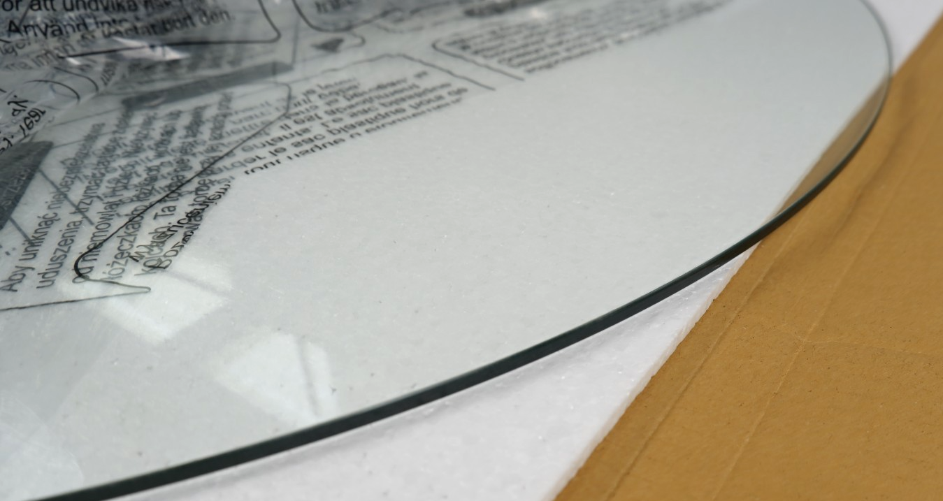 Coffee Table Marble Style Living Room Table Tempered Glass Modern Black Frame