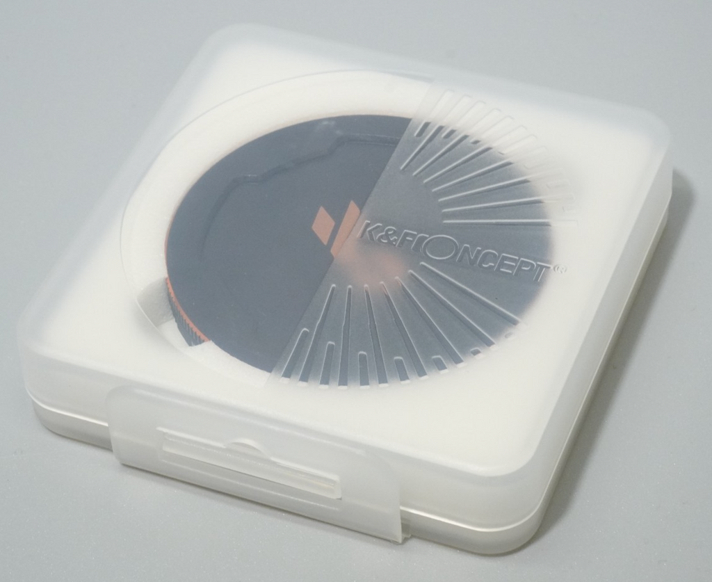 55mm 1/4 Black Diffusion Mist MRC Filter w Cap Soft Glow KentFaith K&F Concept