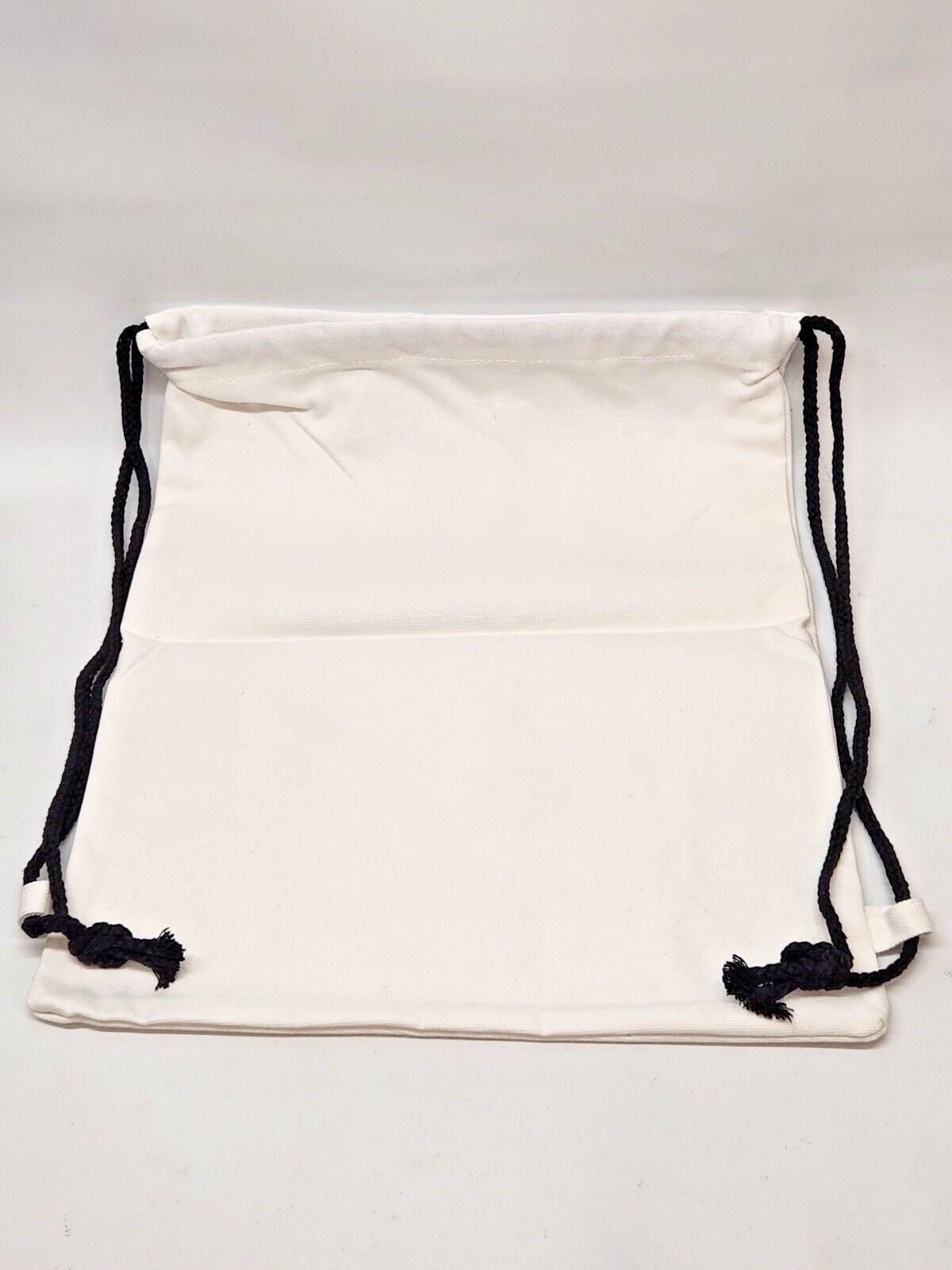 Cotton Fabric Rucksack Backpack - Triangles in Pastel Colours - Durable Material