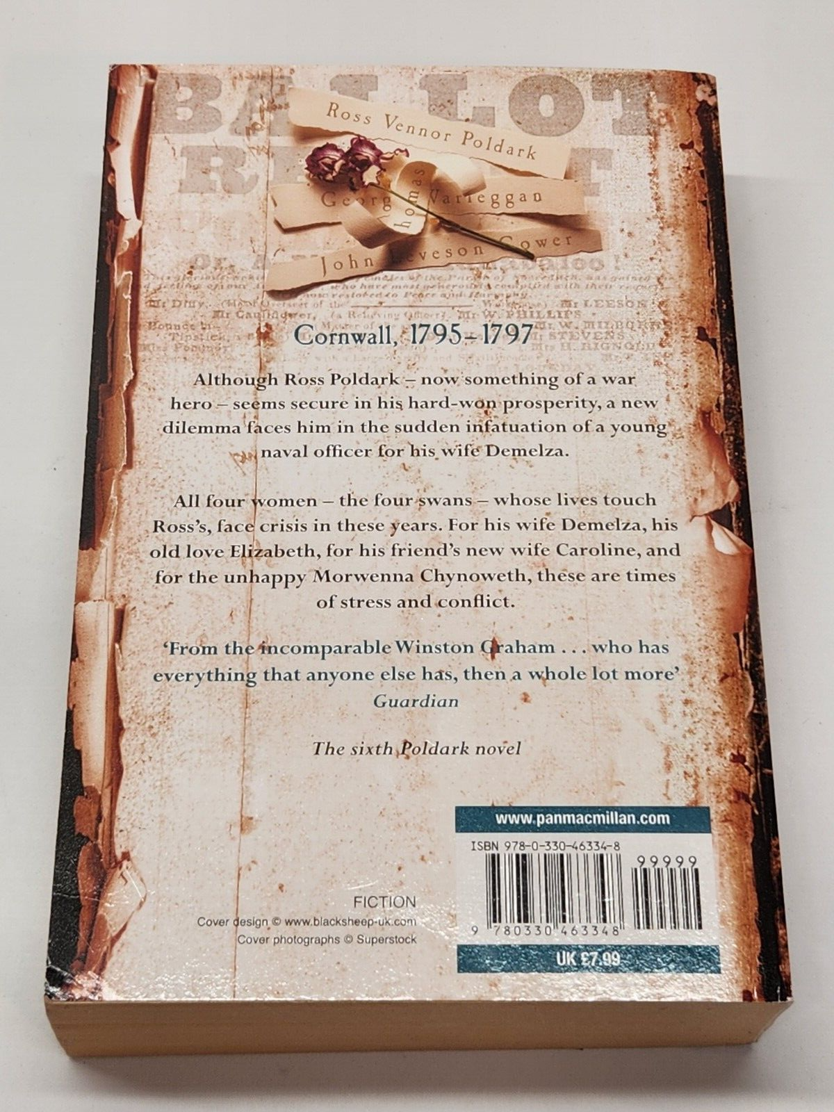 Winston Graham The Four Swans - The 6th Poldark - A Novel of Cornwall 1795-1797