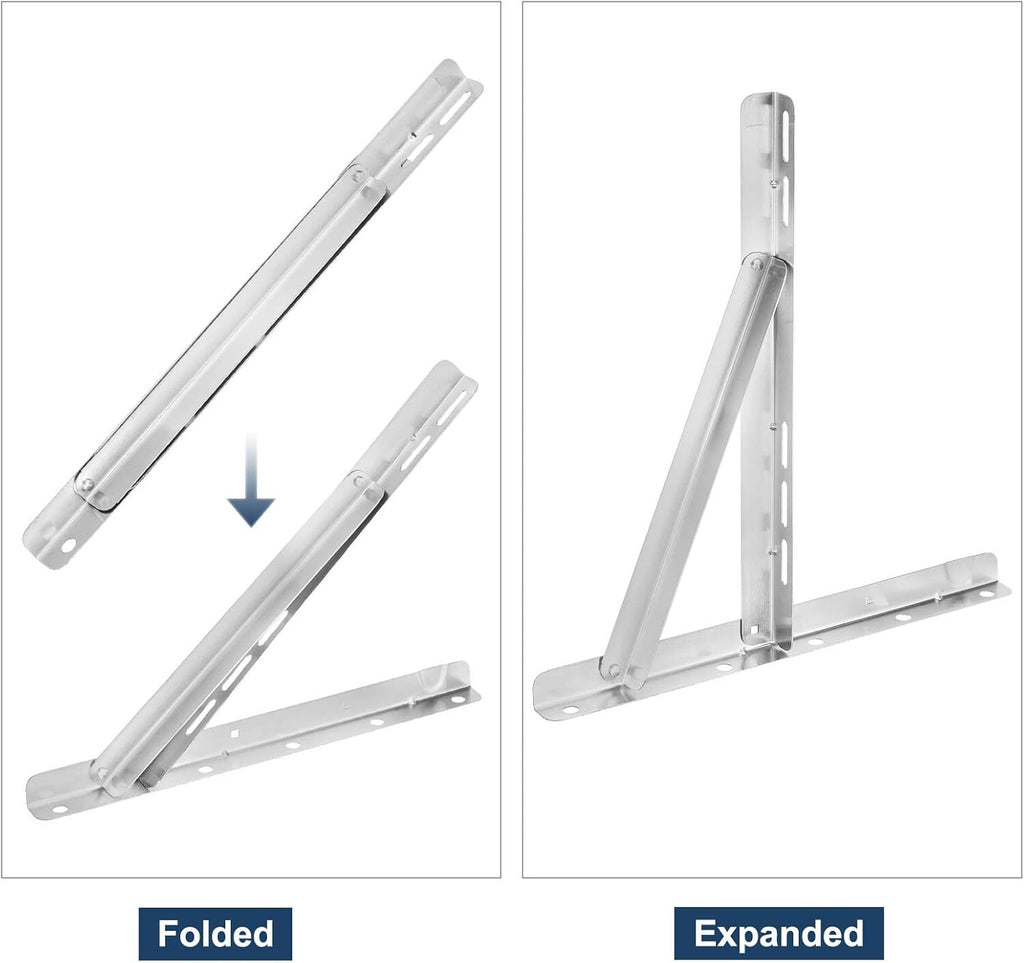 Mini Split Wall Mounting Bracket for 9000~30000BTU 1 Set Up to 485 Lbs Condenser