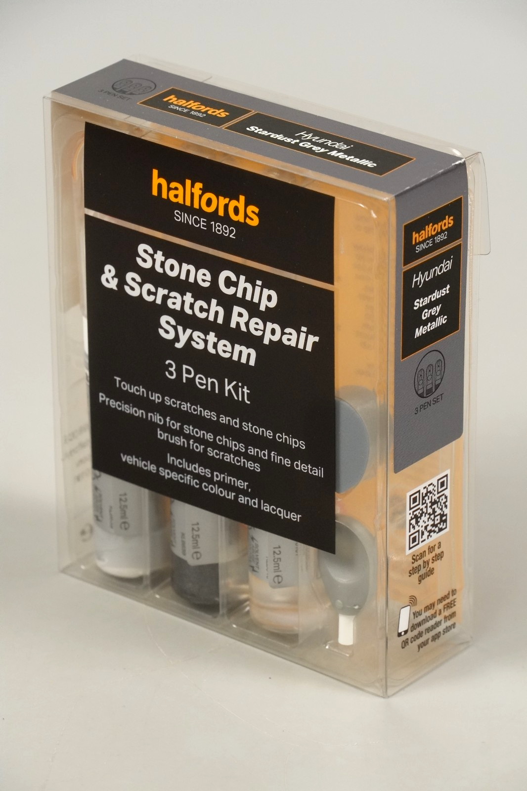 Hyundai Stardust Grey Metallic Touch Up Paint Stone Chip & Scratch Repair Kit