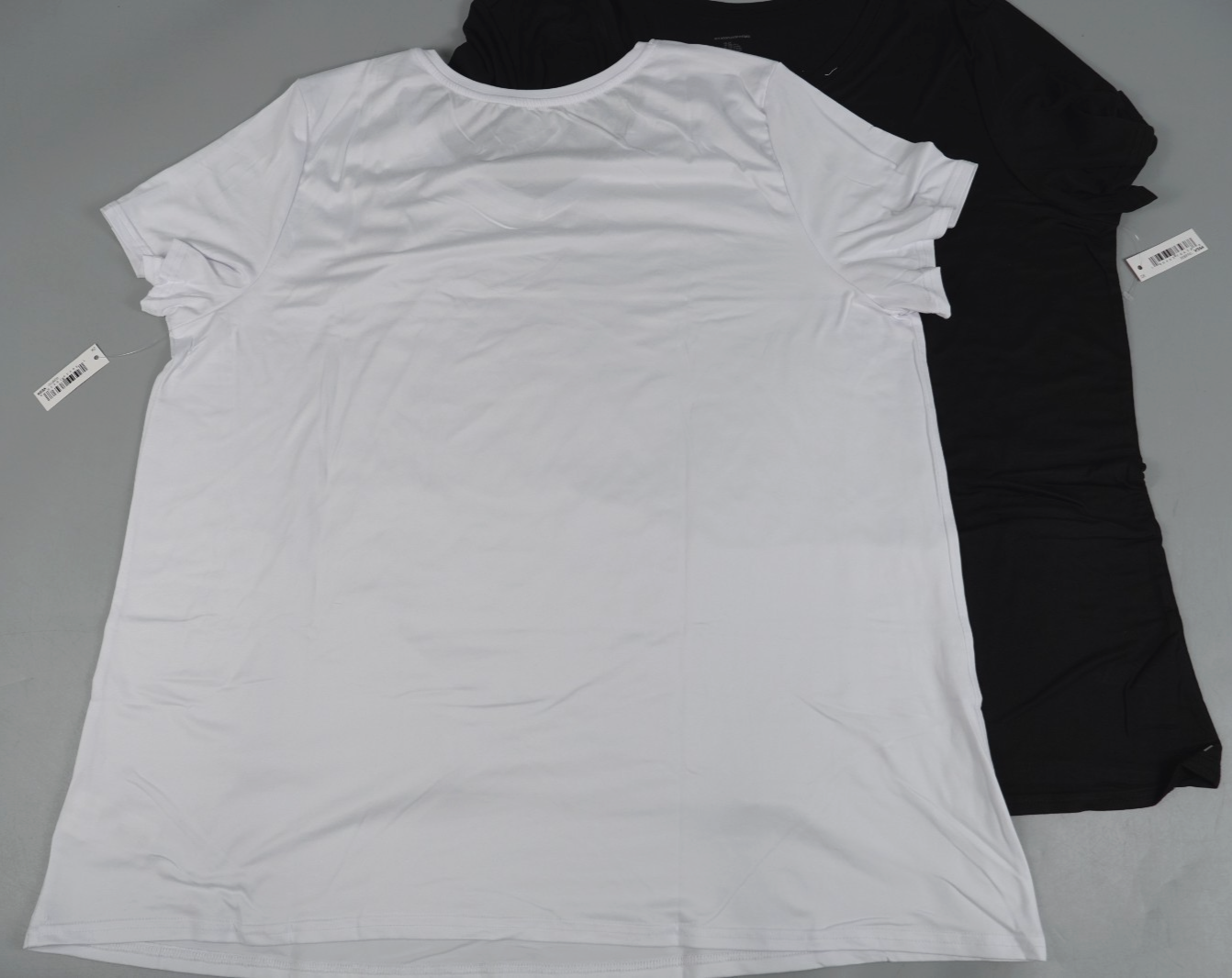 XXL Women's Shirt T-Shirt Tech Stretch Short-Sleeve V-Neck Multipacks Amazon Ess