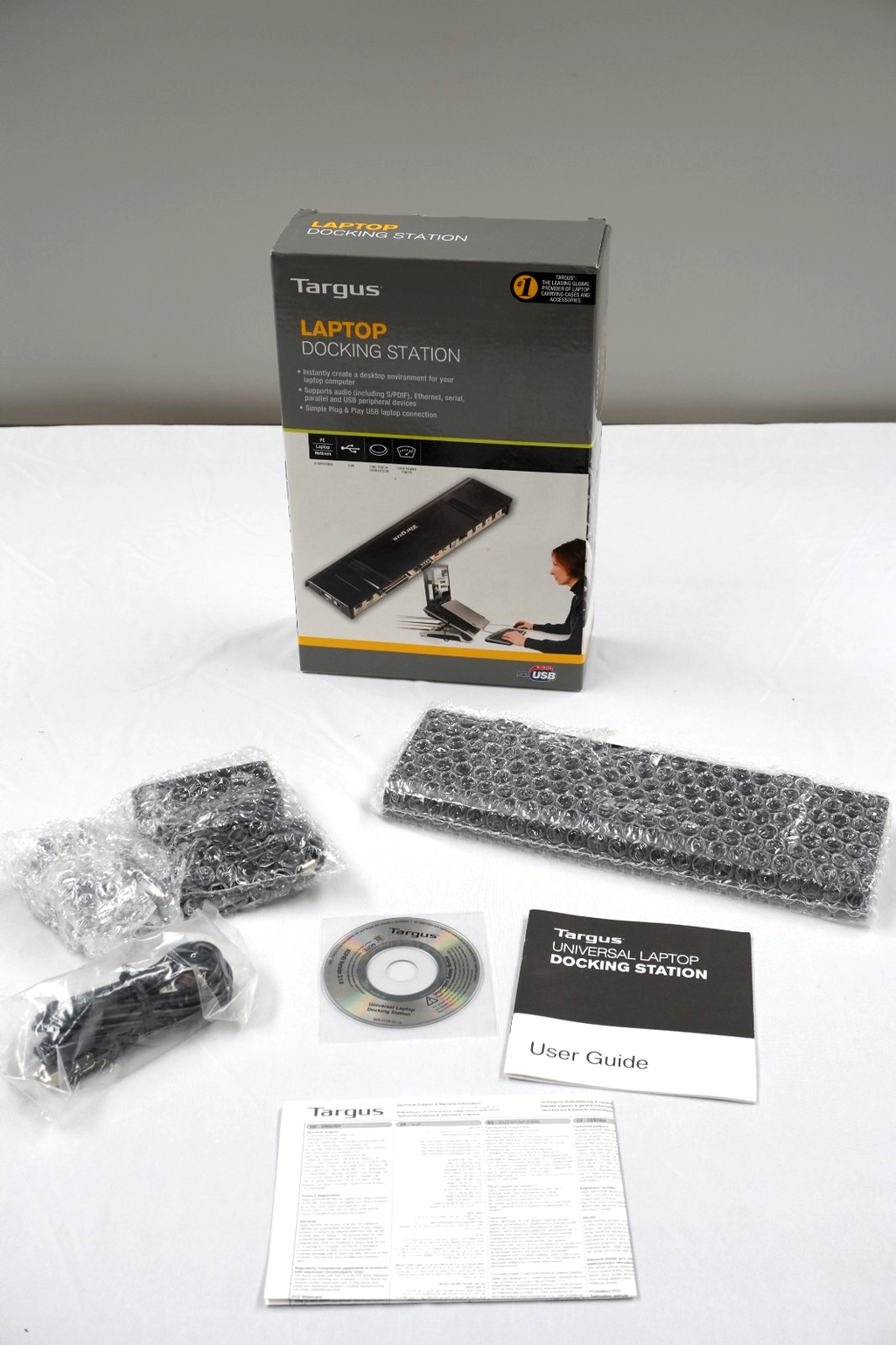 USB Laptop Docking Station Targus ACP45EUZ USB B Plug & Play USB 2.0 - NEW