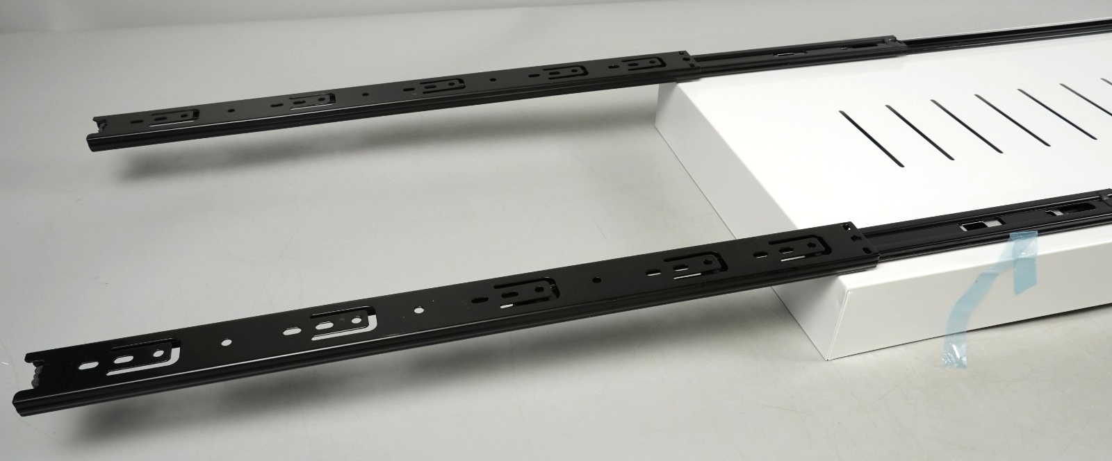 Pull Out Cabinet Organiser Slide Out Drawer Storage for Kitchen White