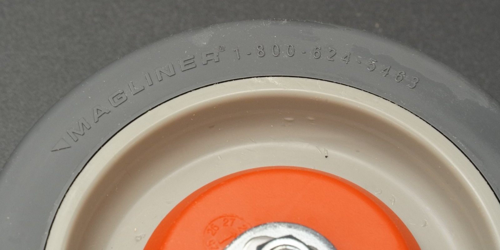 5" x 1-1/4" Polyurethane Replacement Swivel Caster with Brake Magliner 131020B