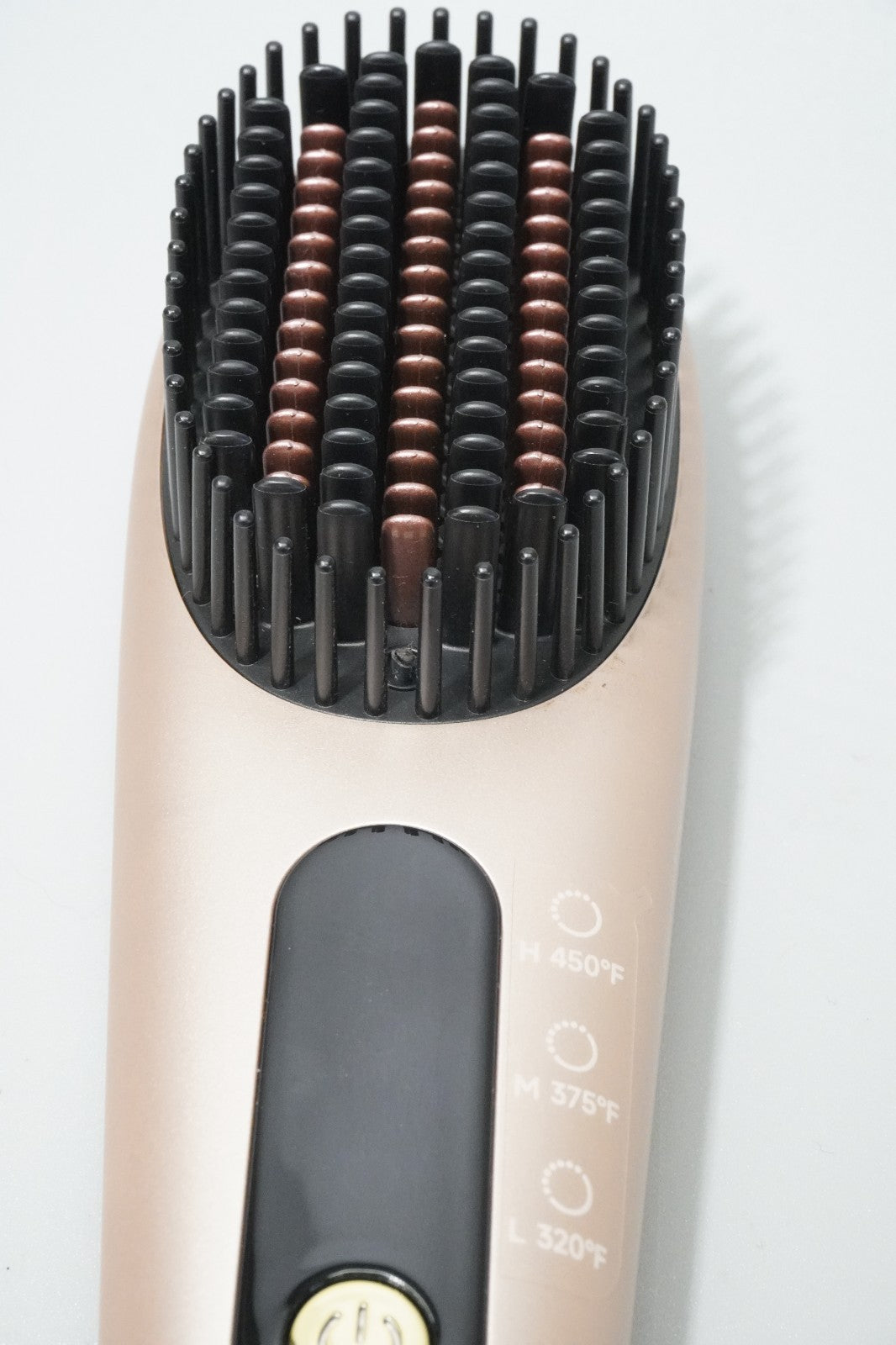 Portable Cordless Hair Straightener Rechargeable Negative Ion Hot Comb Purple