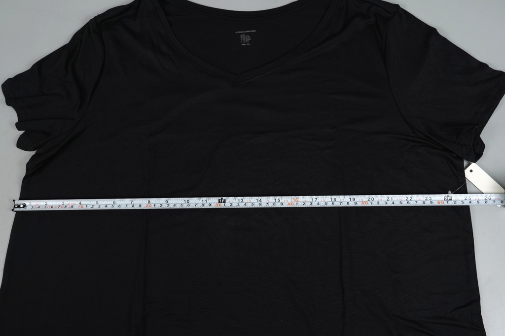 XXL Women's Shirt T-Shirt Tech Stretch Short-Sleeve V-Neck Multipacks Amazon Ess