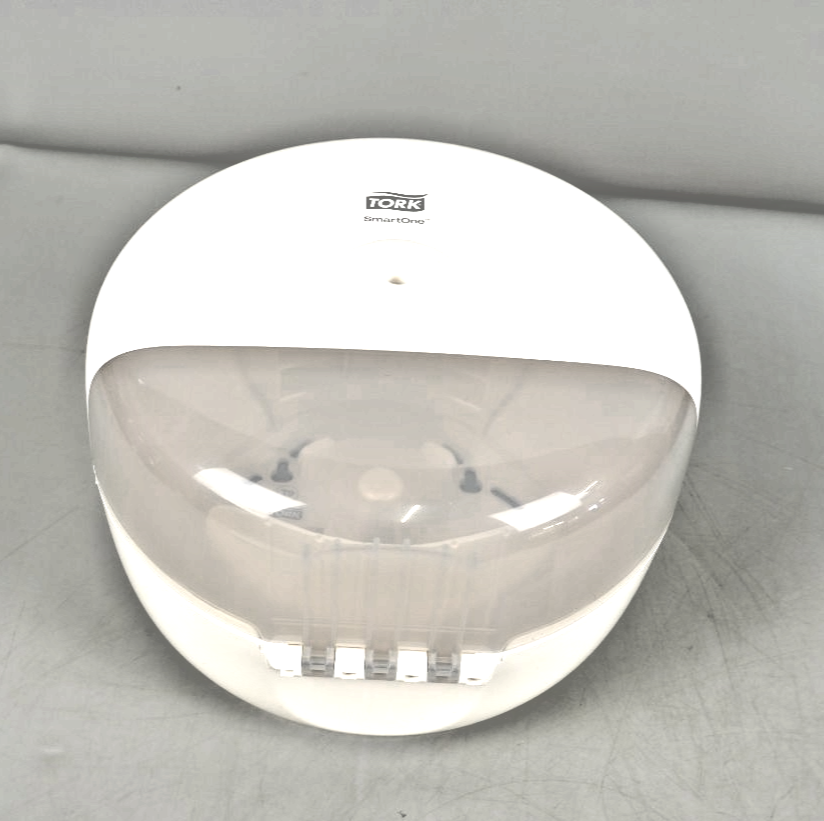 Mini Roll Toilet Paper Dispenser Wall Mounted White Tork SmartOne T9 681000