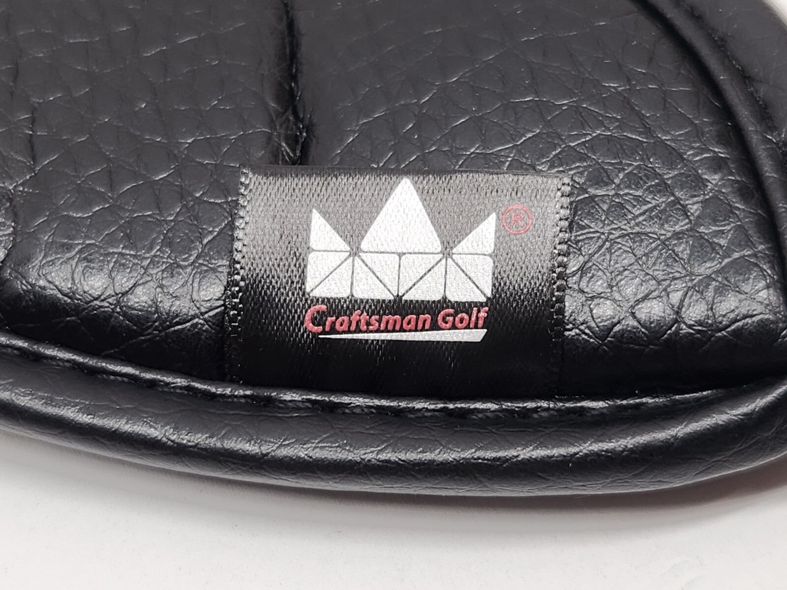 Iron Wedge Golf Club Cover 64ᵒ BLACK / PINK PU Leather Head Cover Craftsman Golf