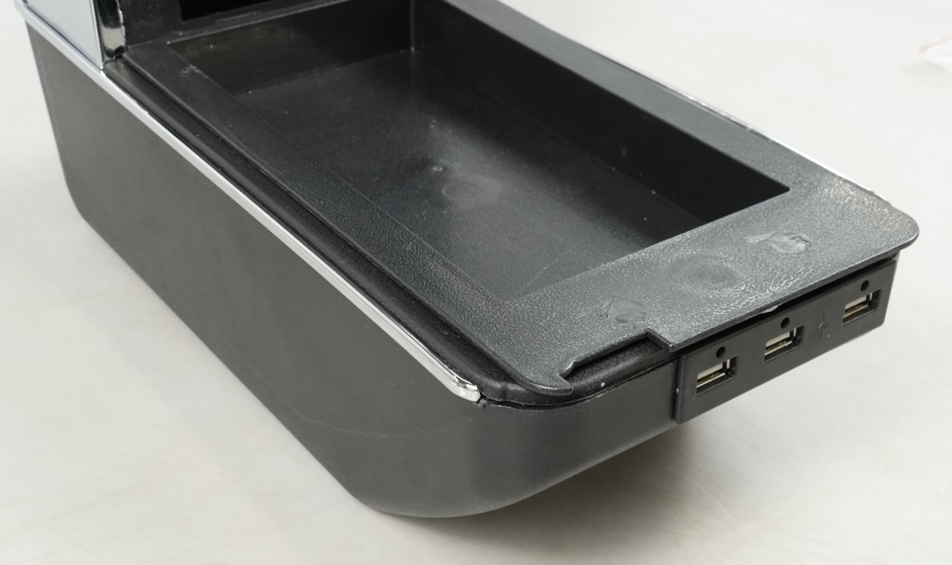 Car Armrest Storage Box with USB Ports for VW Polo MK5 (6R)/VW Vento 2010-2017