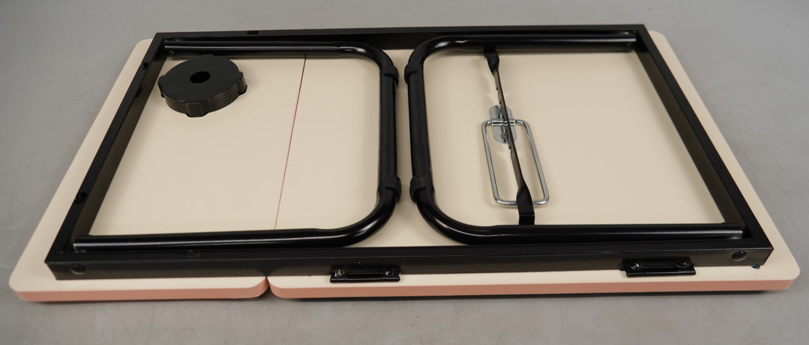 Adjustable Laptop Table with Cup Slot Portable Laptop Stand Bed Table Pink