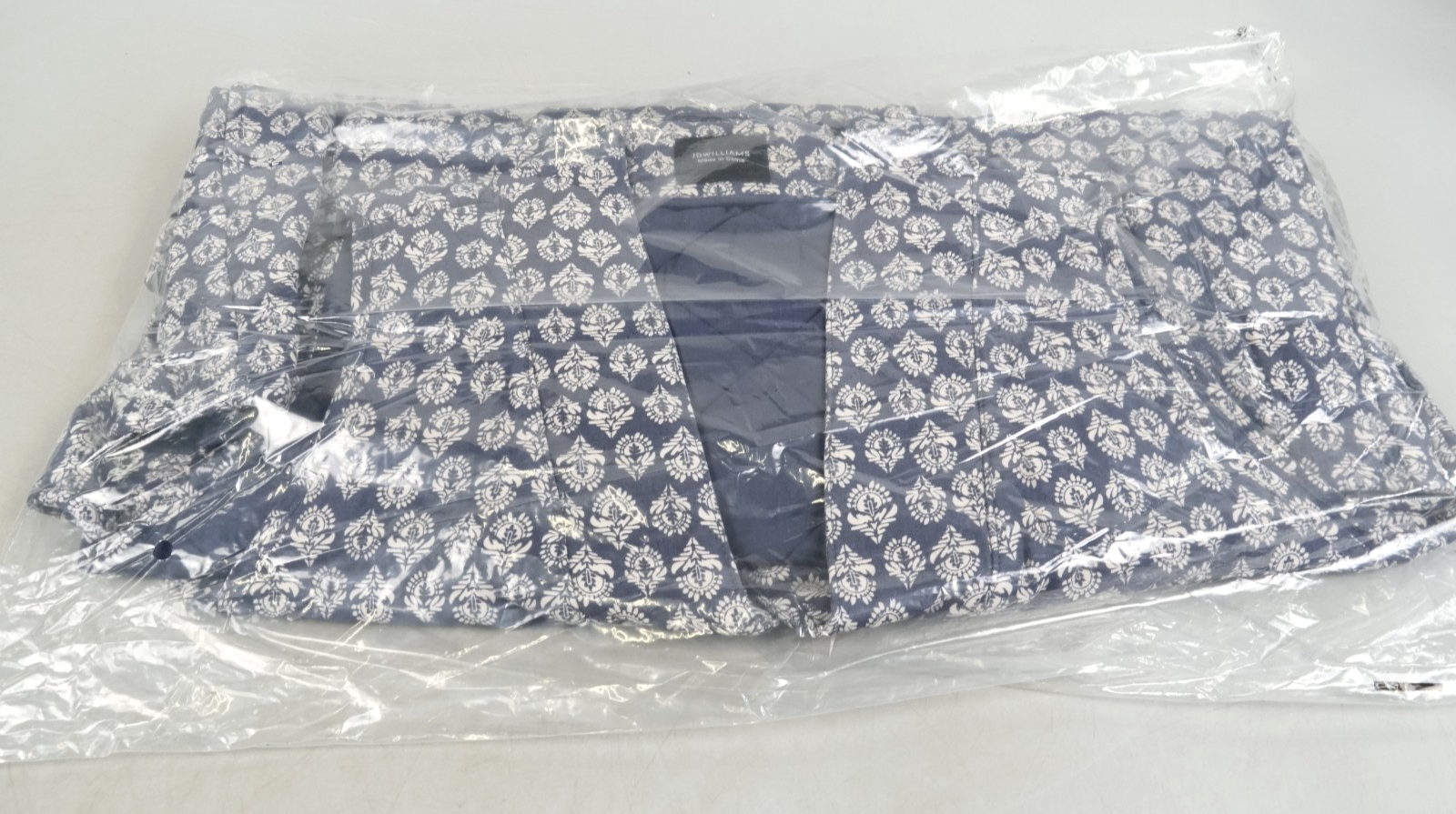 Quilted Gilet Size 26 JD Williams Mono Print Washed Gilet New with Tags Blue