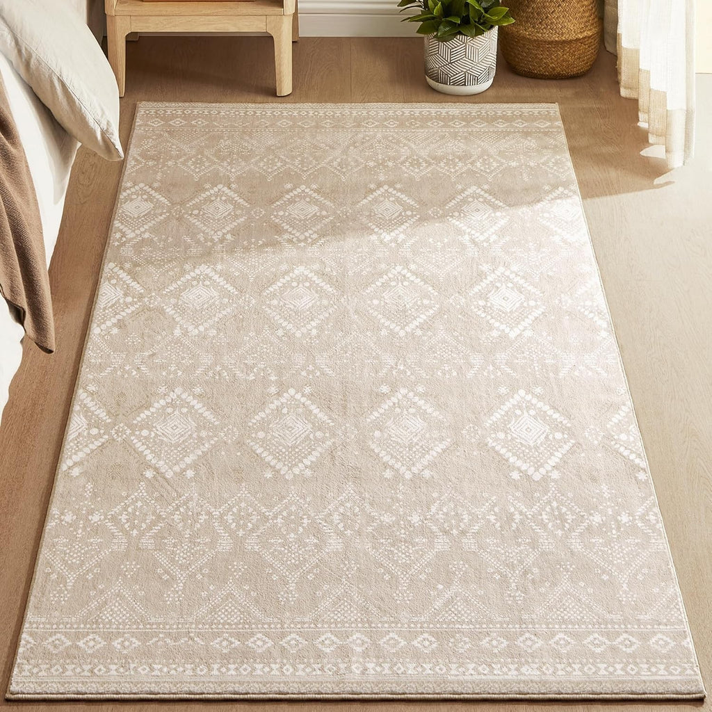 Home Area Rug 120x170 cm Rug for Bedroom Living Room Non-Slip Machine Washable