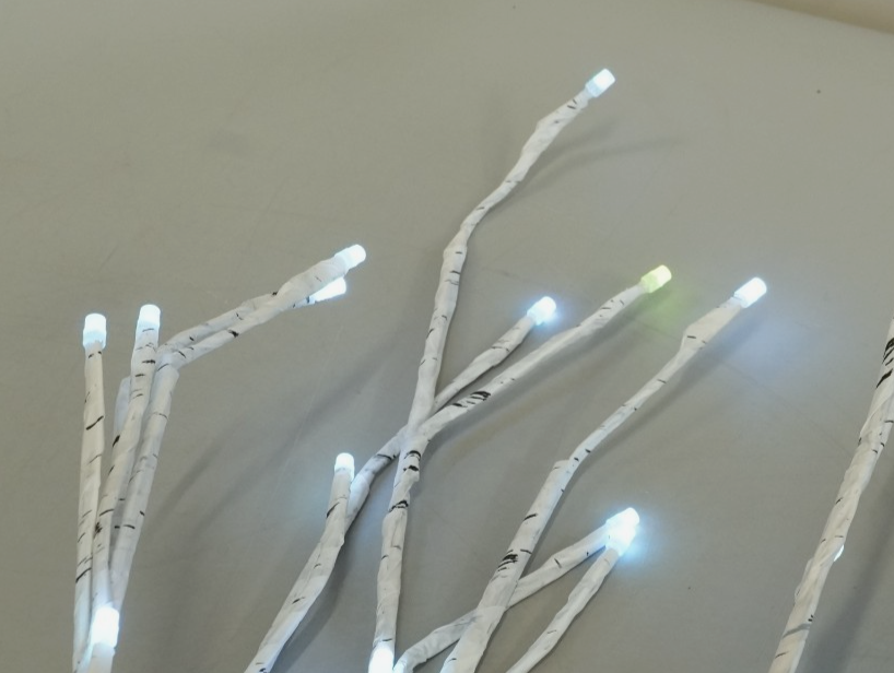 Artificial Lighted Birch Tree 6FT Colour Changing with LED Lights Timer White