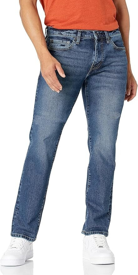 29W32L Men's Comfort Stretch Slim-Fit Jean - Vintage Wash - Amazon Essentials