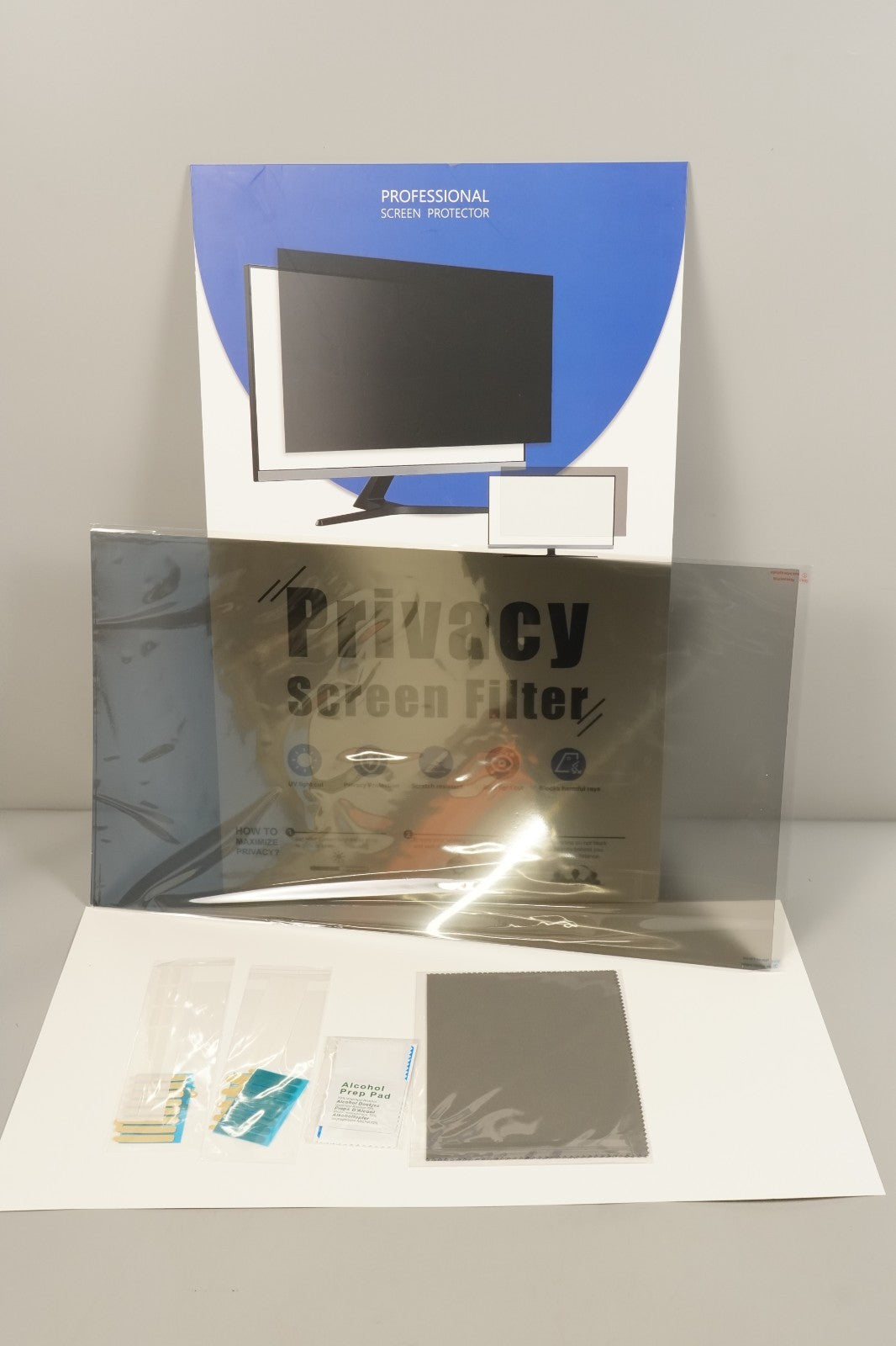 24in Privacy Screen Protector Anti Glare UV Blue Light PC Computer Monitor 16:9