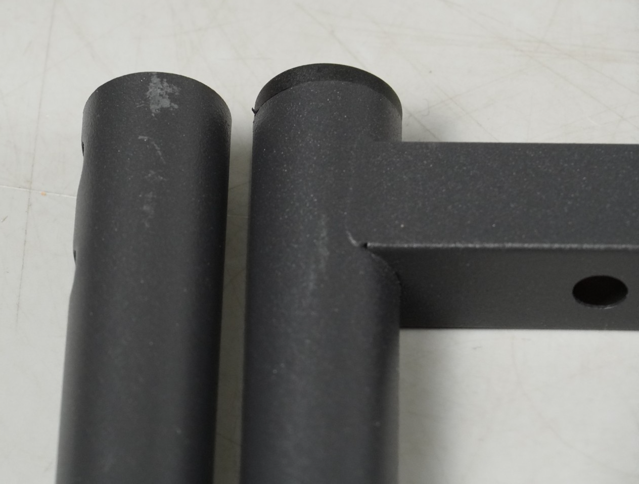 Charging Station Side Table Slim Narrow Bedside Table w 2 AC Outlets & 2 USB