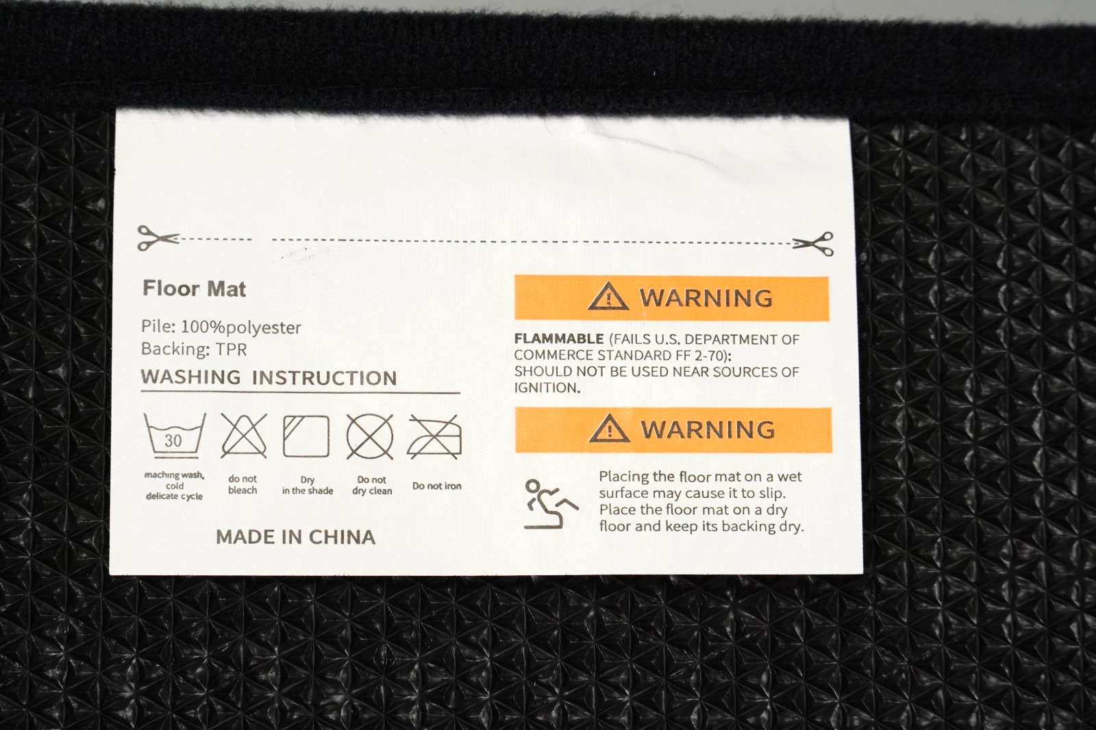 Fluffy Hallway Runner Rug Black White 50x150cm Kitchen Carpet Non Slip Washable