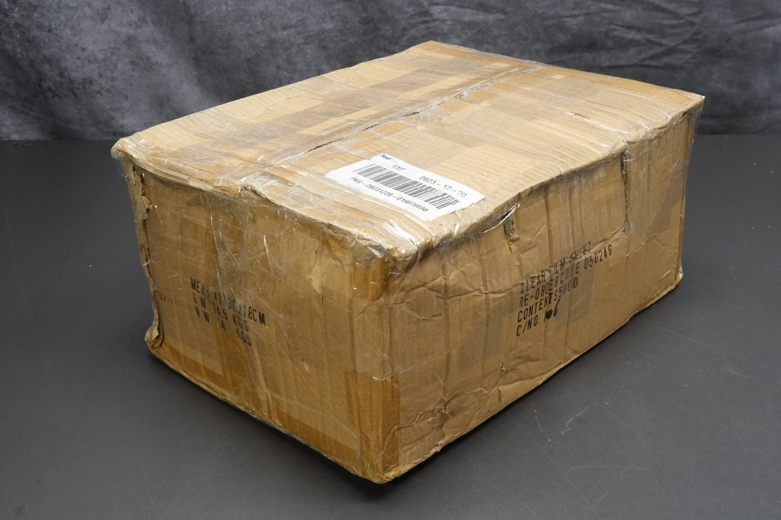 Clear Film Sheets 5000 Pack Re-Order Code 050246 Packaging Sheets 380x280mm