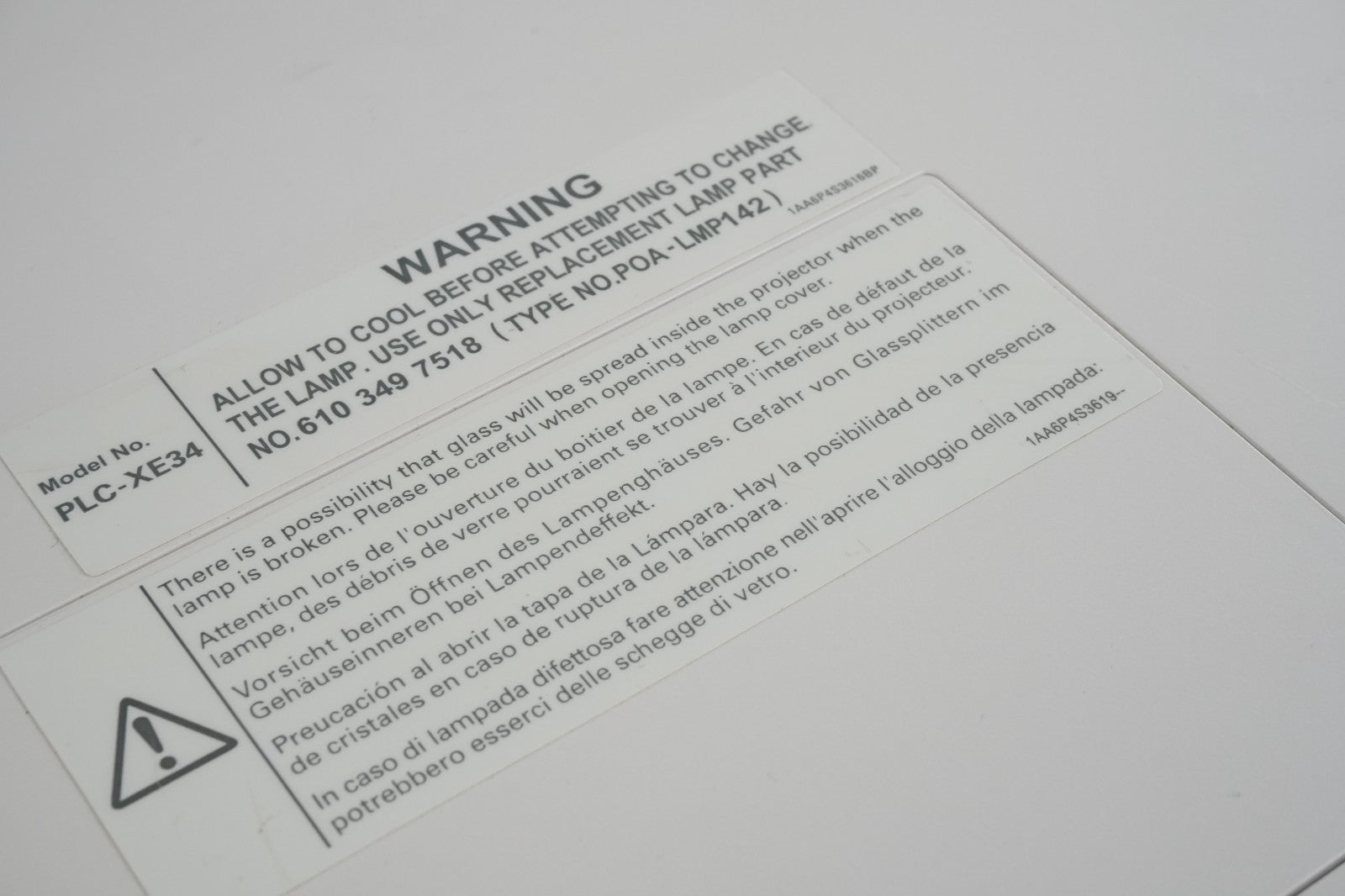 XGA Projector SANYO PLC-XE34 5126h 1024 x 768 1500 lumens