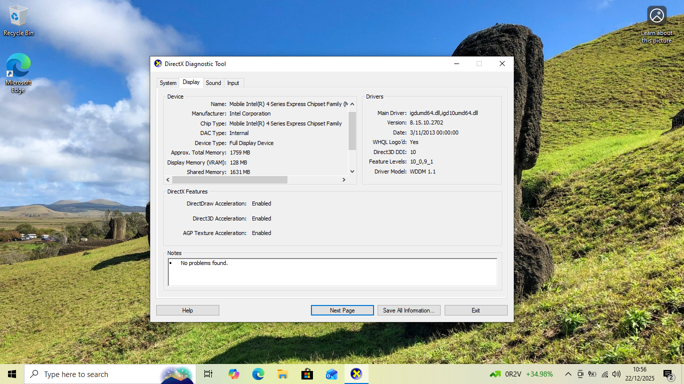 TOSHIBA SATELLITE C650-166, Dual Core T4500 2.3GHz, 4GB RAM, 128GB SSD NO WEBCAM