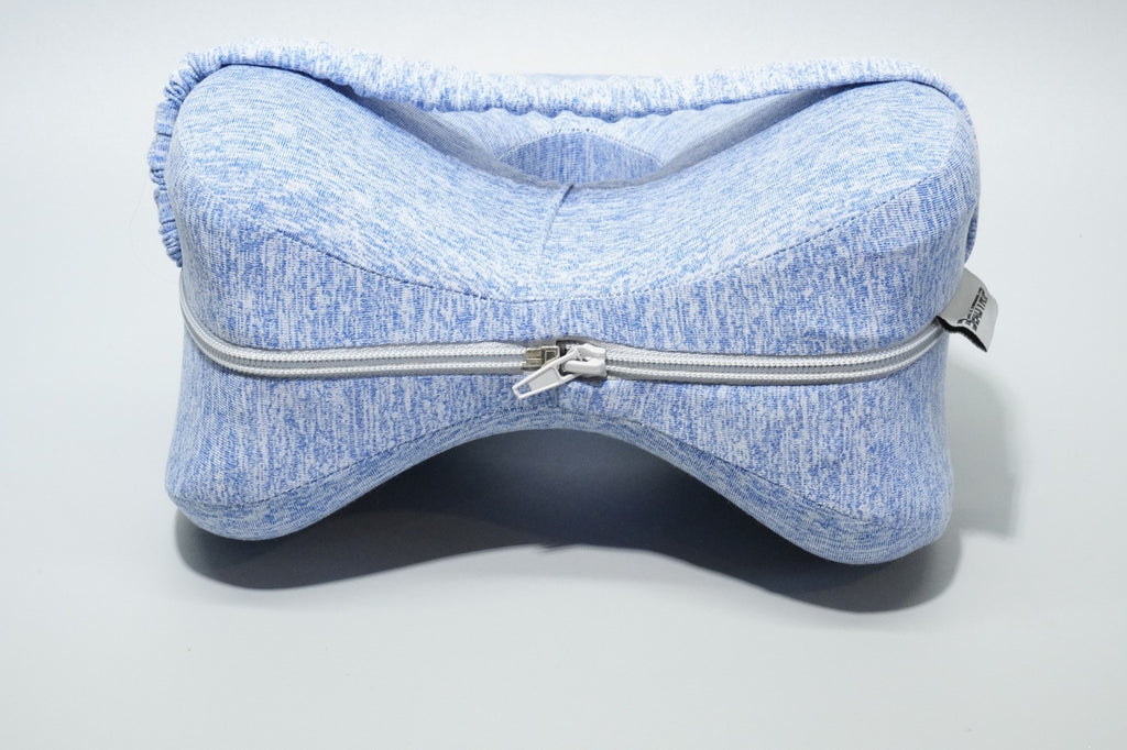 Side Sleeping Leg Pillow Memory Foam Knee Support Cushion Pillow w Strap