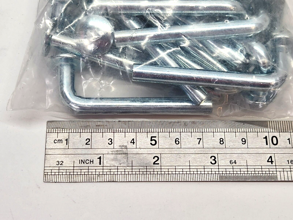 Pallet Rack Safety Bolts Beam Locker Round Top Hat 19 x 6.7 x 67.8mm 50pcs