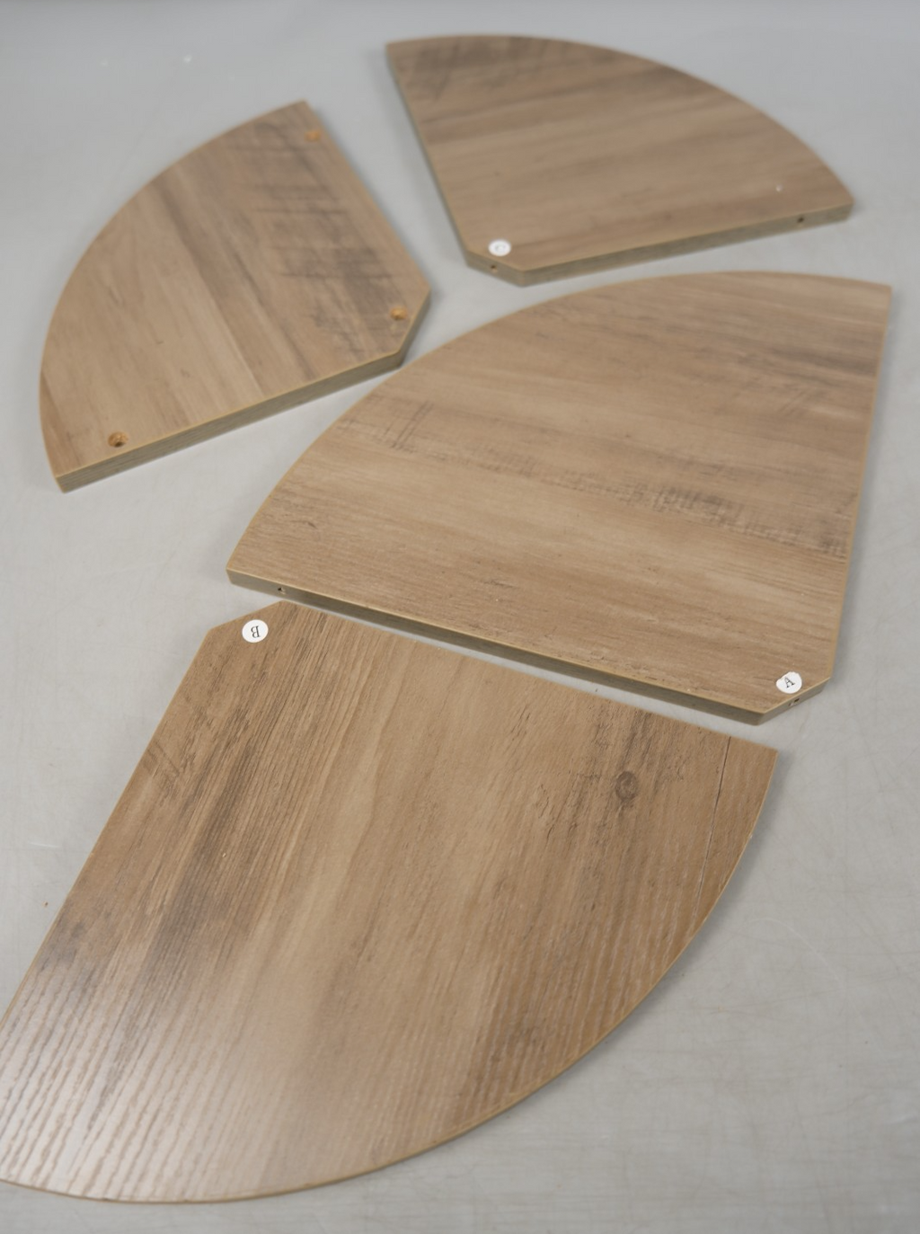 Ladder Shelf 4-Tier Corner Bookcase Corner Shelf Industrial 4 Shelves