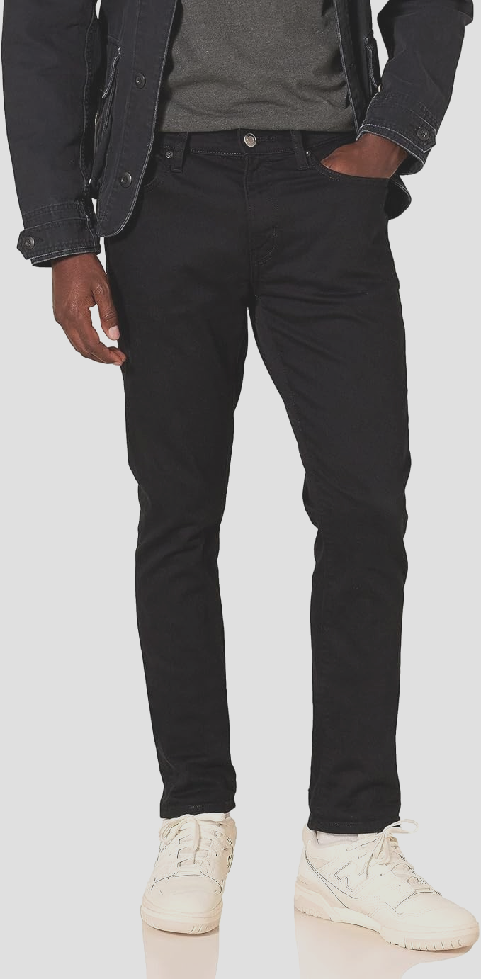 40W32L Men's Skinny-Fit Stretch Jean - Black - Amazon Essentials