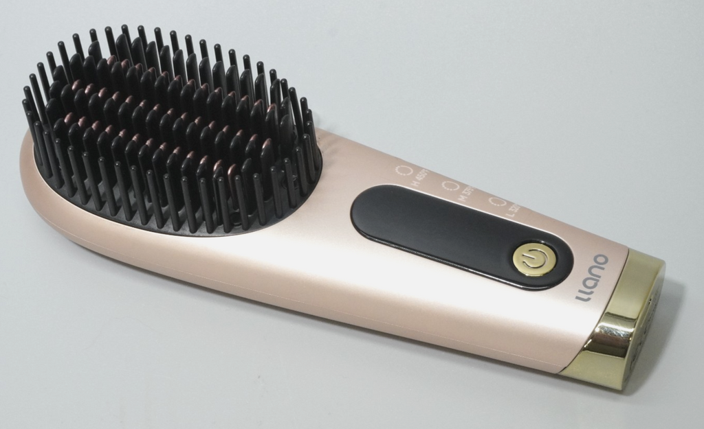 Portable Cordless Hair Straightener Rechargeable Negative Ion Hot Comb Purple