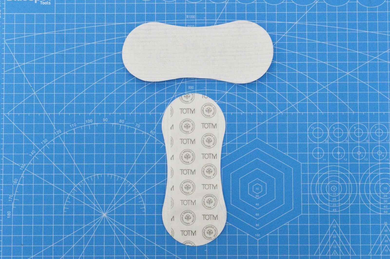 TOTM Daily Pantyliner Organic Cotton Non-Irritating f Sensitive Skin 24pcs Vegan