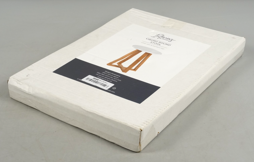 Bamboo Kitchen Stool Wooden Bar Stool Round Kitchen Viborg