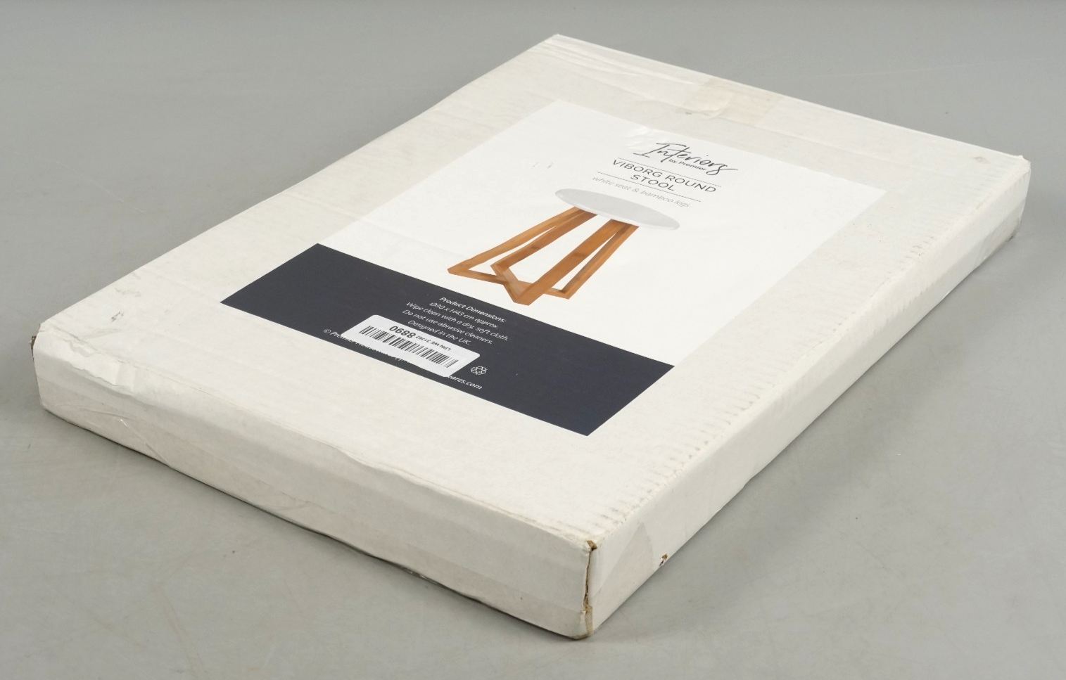 Bamboo Kitchen Stool Wooden Bar Stool Round Kitchen Viborg