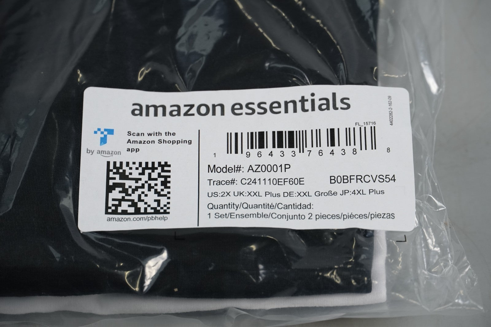 XXL Women's Shirt T-Shirt Tech Stretch Short-Sleeve V-Neck Multipacks Amazon Ess